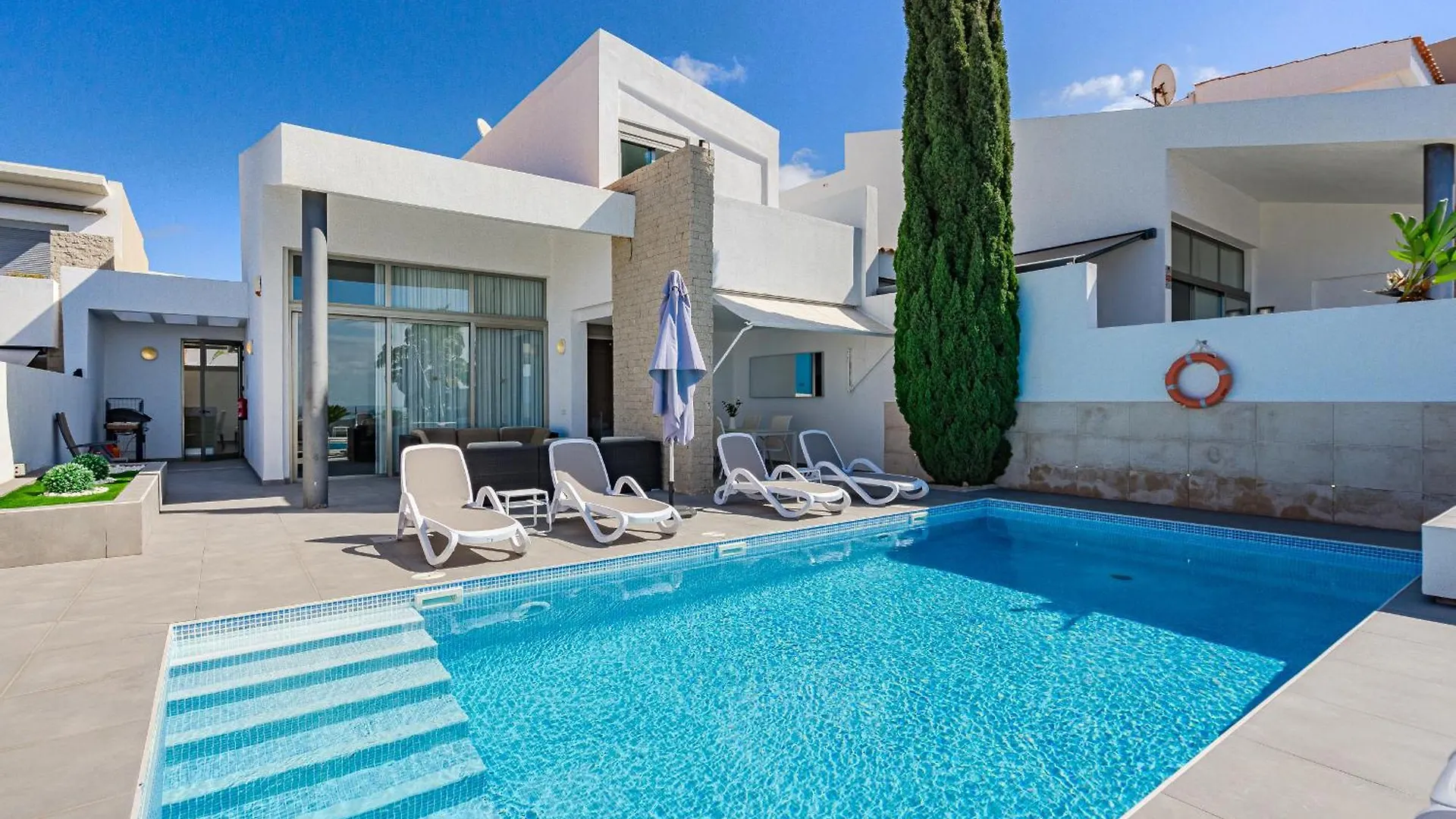 Villa Caterina, Luxury Villa With Heated Pool Ocean View In Adeje, Tenerife Costa Adeje